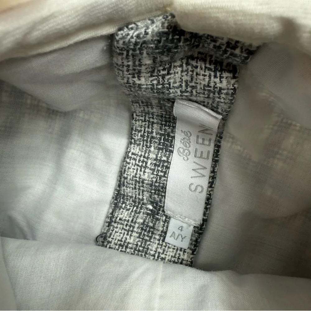 Bebe Sweeney plaid collared dress